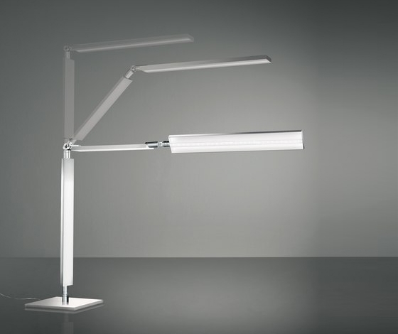 The simplicity and size of the LED light mean the design can be slimline and easily adjustable.