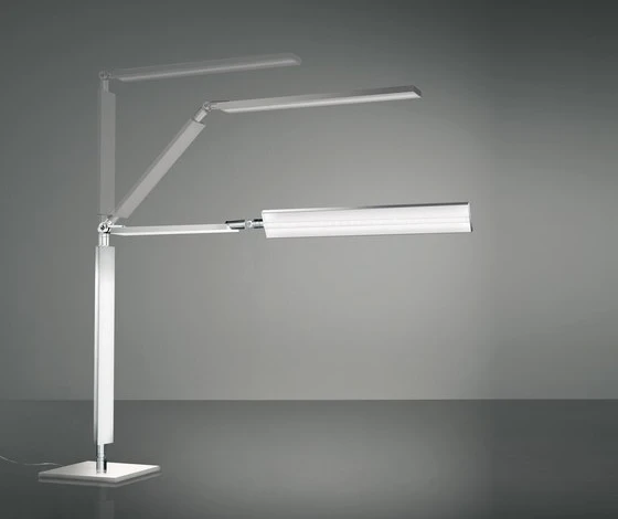 The simplicity and size of the LED light mean the design can be slimline and easily adjustable.