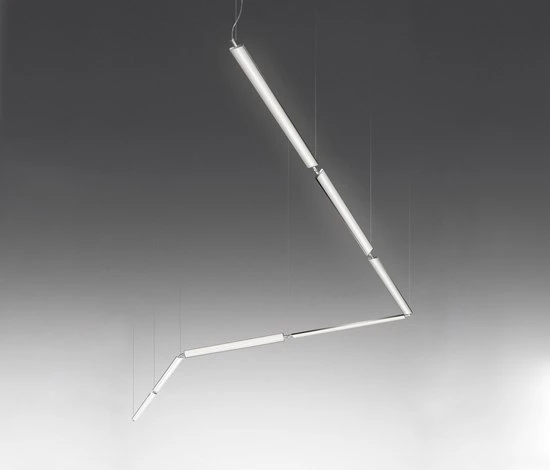 The suspended version of Carlotta de Bevilacqua’s Pad System for Artemide was designed to solve problems associated with office lighting.