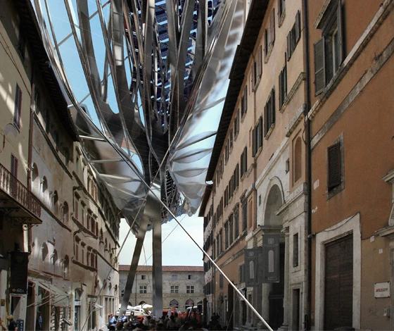 Energy Roof Perugia Coop Himmelblau 2009 Image © COOP HIMMELB(L)AU