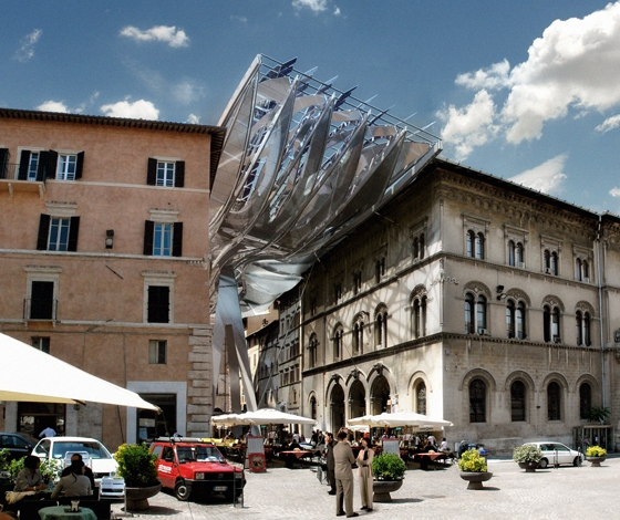 Energy Roof Perugia Coop Himmelblau 2009 Image © COOP HIMMELB(L)AU