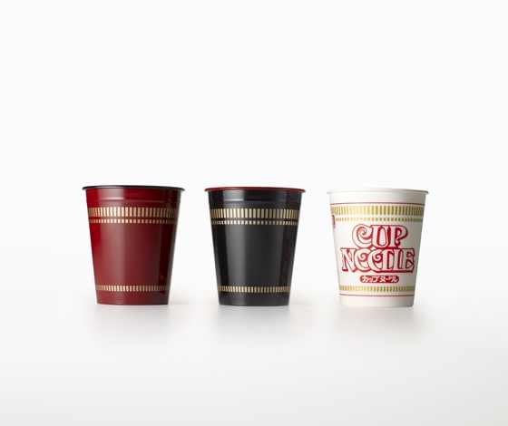 Cupnoodle urushi by Nendo
