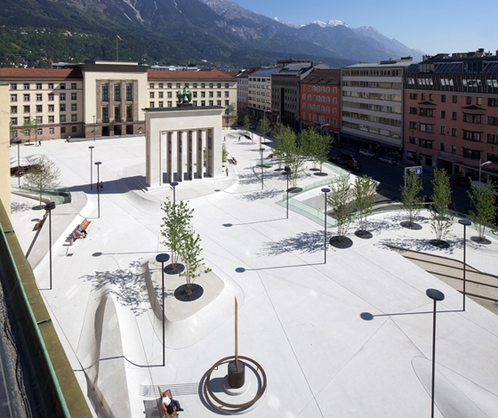 Landhausplatz  LAAC Architekten and Stiefel Kramer Architecture 2011 Photographer: Günter Richard Wett