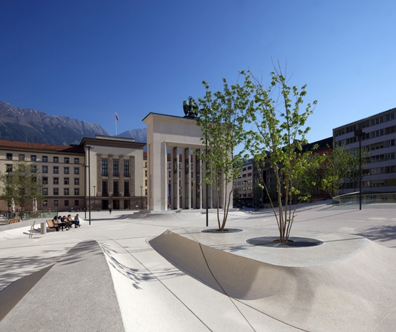 Landhausplatz  LAAC Architekten and Stiefel Kramer Architecture 2011 Photographer: Günter Richard Wett