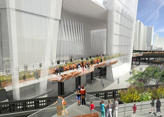 The High Line section 3 – 30th Street passage James Corner Field Operations and Diller Scofidio + Renfro. 2012 Courtesy City of New York and Friends of the High Line