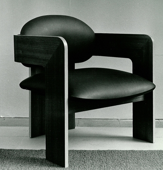 Armachairs for Czechoslovak OSN Mission in Geneva, design by Jan Šrámek, Zbyněk Hřivnáč and Oldřich Novotný, 1969; image courtesy of Zbyněk Hřivnáč archive