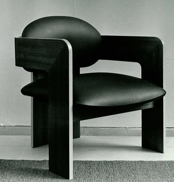 Armachairs for Czechoslovak OSN Mission in Geneva, design by Jan Šrámek, Zbyněk Hřivnáč and Oldřich Novotný, 1969; image courtesy of Zbyněk Hřivnáč archive