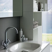 <b>Cleanliness is next to godliness</b>: the new asymmetric and countertop basins from the extended Palomba range