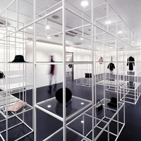 What’s the key difference between online and in-store shopping? Physical space. Japanese office NI&Co. Architects’ micro-architectural design for the Bianco Nero boutique in Osaka treats visitors to a memorable spatial experience; photo Yuko Tada