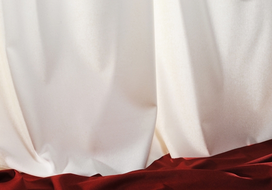 How illuminating: Steiner's 'Copenhagen Colours' collection is woven from fine-yarn Merino wool, making for a translucent textile