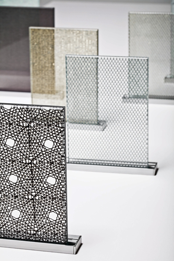 So transparent: Nya Nordiska's innovative 'Tex Glass' range consists of specially selected fabrics laminated on both sides with ultra-clear diamond glass