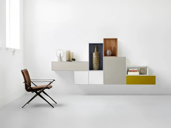 German brand <b>Piure</b> are thoroughly systematic people. They only produce system furniture. ‘Nex’, designed by Studio Piure, is a highly permutational storage programme, where volume, line, material and colour create distinct compositions
