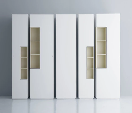 Manufacturer MDF Italia’s new ‘Inmotion’ storage system, designed by Neuland Industriedesign, is an all-rounder. Almost literally. It creates a new typology by making the side of each of the units just as utilitarian as the front