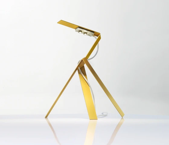 Pioneers in LED lighting design, the Munich-based studio Ingo Maurer, headed up by the eponymous product designer, is constantly seeking new technological possibilities and formal typologies. Here, Axel Schmid's 'Jetzt' lamp