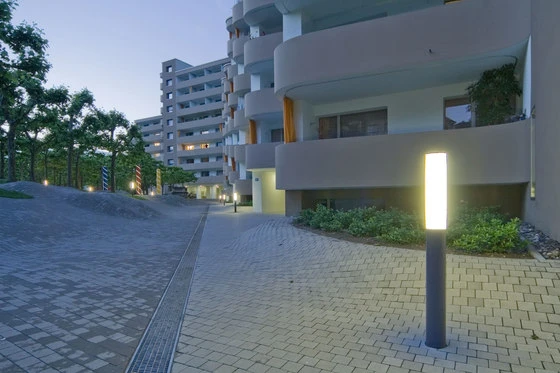 Sculptural and utilitarian interventions in the public realm: Swiss designer Beat Karrer's LED Public Lights for BURRI