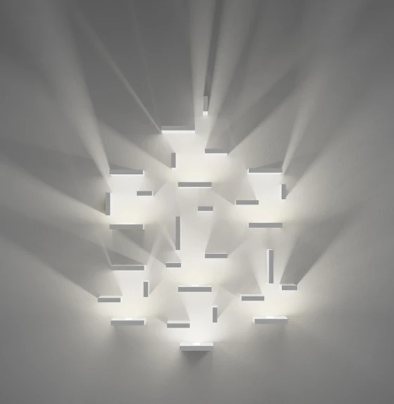 Infinitely modular and endlessly configurable, 'Set' by J Ll Xuclà for <b>Vibia</b> cleverly uses light and shadow to produce unique illumination effects that create volume out of the insubstantial