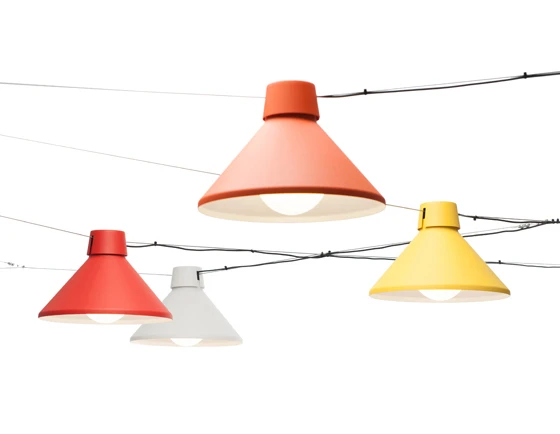 The streets of Toyko were inspiration for the ‘Daikanyama’ modular lighting system by Thomas Bernstrand for <b>Zero</b>, which emulate the criss-crossing overhead cables of Japanese capital, here carrying the lamps’ power supply