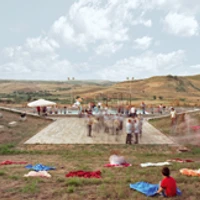 'Costruire l’ombra', PicNic al Tempio #1 (2005); photo Peppe Maisto