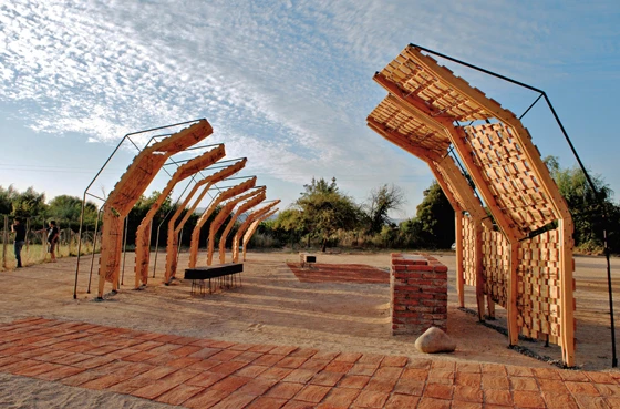 'Feria-Mirador La Lajuela', a thesis design project by Natalia Reyes Prieto, developed in 2010 as part of the Talca University syllabus; courtesy of Natalia Reyes Prieto