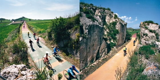 Views of Marco Navarra's 1998 'Parco Lineare' project; photos Salvatore Gozzo