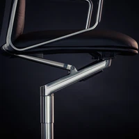 Rotating column, framework and armrest are so precise they seem all of a piece