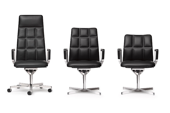 The Leadchair is available in a number of different variants: as an executive chair, a conference chair and as a visitor chair