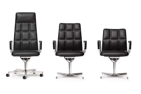 The Leadchair is available in a number of different variants: as an executive chair, a conference chair and as a visitor chair