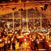 SushiSamba Restaurant. Interior by Shimon Bokovza (Samba Brands Management) and Cetra Ruddy. Location: Heron Tower (by Kohn Pedersen Fox Associates), London