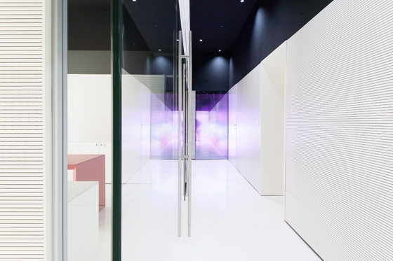 Offices, meeting rooms and workstations at the Fantoni showroom in Rome serve as real-life case studies for exhibiting the company’s products