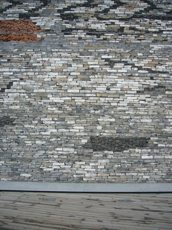 Ningbo Historic Museum (China), Wang Shu, Amateur Architecture Studio, 2003-2009 © photo by Hengzhong Courtesy of Amateur Architecture Studio