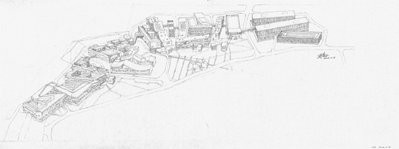 Drawing by Wang Shu / excerpt from the book: Imagine the House, Lars Müller Publishers, 9/2012