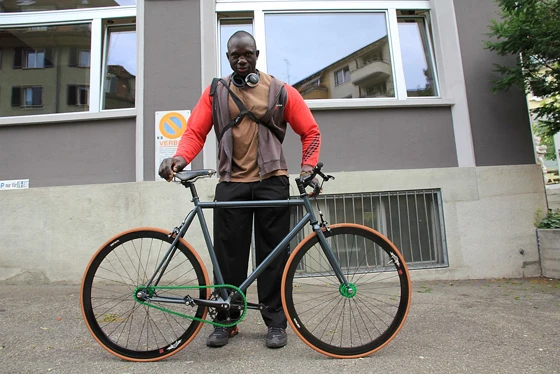 Das Singlespeed-Rad „Dante I“ mit einem am klassischen Bahnrad orientierten, kurzen Radstand und einer reduzierten Ästehtik