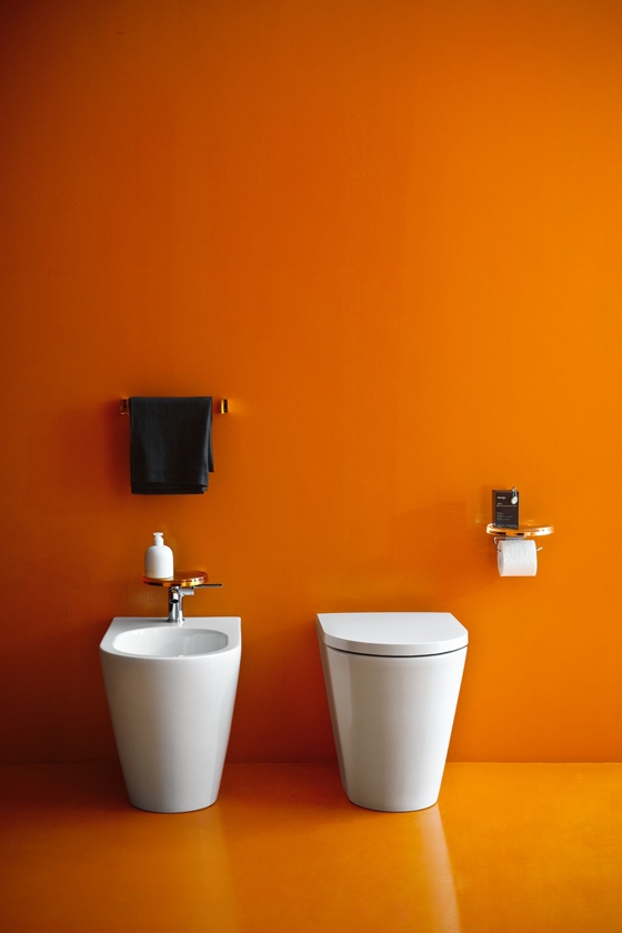 'True technicians of ceramic' is how Kartell CEO Claudio Luti describes Laufen, while the latter's Marc Viardot describes the partnership as a 'royal wedding between complementary companies that make innovation and design the bedrock of their strategies'
