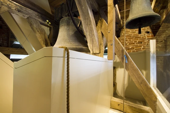 This staircase by Dutch architects Onix in the medieval Uitwierde Tower is designed to give visitors different perspectives of its interior as they climb it; photos Peter van der Knoop