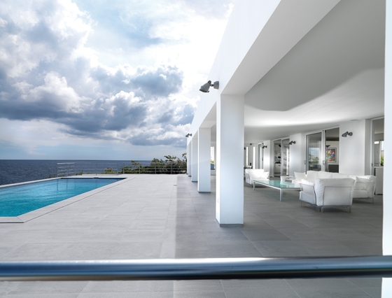 Kartell products have been specified internationally for exterior contract environments. Shown here, the Museo dell'Ara in Rome ('Bubble Club' sofa), Baita La Grolla in Courmayeur, Italy ('Louis Ghost' chair), and Residence Lot on Curacao ('Pop Duo' sofa)