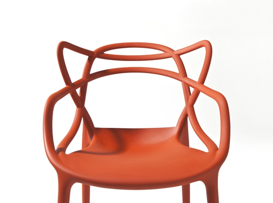 Launched in 2011 and already selling 15,000 pieces a month, the expressive, Kartell-produced 'Masters' chair, designed by Philippe Starck, is ideal for contract use. Shown here, 'Masters' specified for the Universidad de Zaragoza