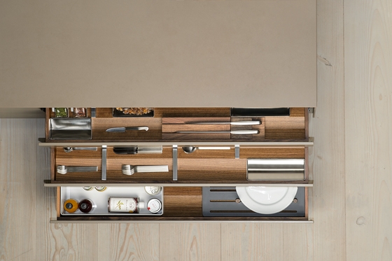 Wandelbar: Dank frei verschiebbaren Elementen passt sich der Stauraum perfekt dem Leben an