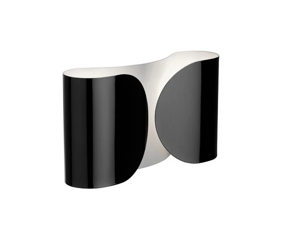 Launched in 1966, Tobia Scarpa's 'Foglio' wall lamp, with its powder-painted, pressed-steel wings, provides diffused illumination