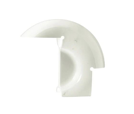 Launched in 1968, Tobia Scarpa's 'Biagio' lamp for Flos, carved from a single block of marble