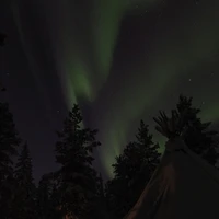 Spend as much time outdoors as Bart Leenders and you're bound at some point to see the Aurora Borealis (or 'Northern Lights'). Photographed here in Sweden