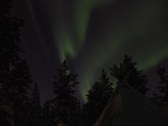 Spend as much time outdoors as Bart Leenders and you're bound at some point to see the Aurora Borealis (or 'Northern Lights'). Photographed here in Sweden