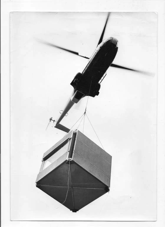 The concept underpinning the modular building programme was the fabrication of a scalable, standardised living cell that could be mass-produced at speed