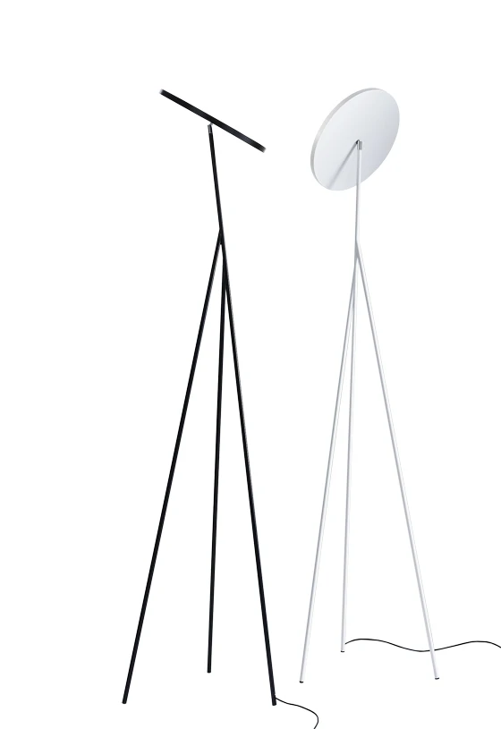 Agile: the head of the "FARO" uplight can be turned and tilted to point the light in any direction required.