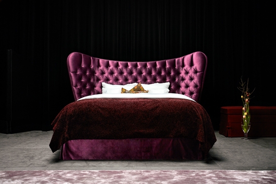 Das Design von «Grand Cru Prado» ist so ausgefallen wie der exzellente Schlafkomfort der ganzen Produktlinie. Rund 100 Meisterstunden werden auf ein Bett verwendet.