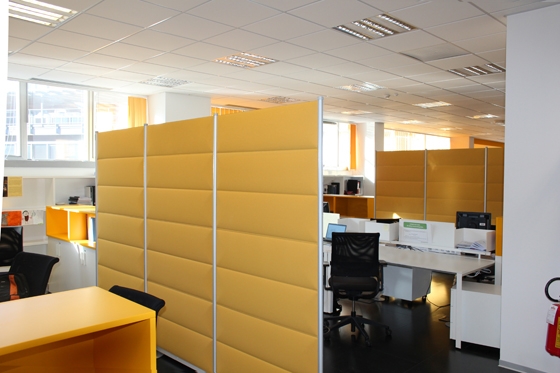 ECOstrong: Sound absorbent panel, freestanding