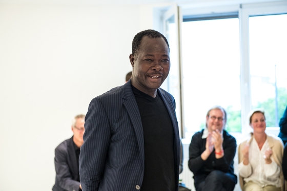 A Mock-Up highlight was the talk by architect Diébédo Francis Kéré in June 2014, who spoke about his design philosophy and his environmentally sustainable architectural projects; photo: René Müller