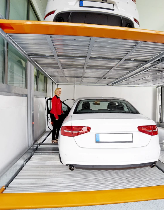 Parking’s a breeze with the iParker from Klaus Multiparking. Photo: KLAUS Multiparking