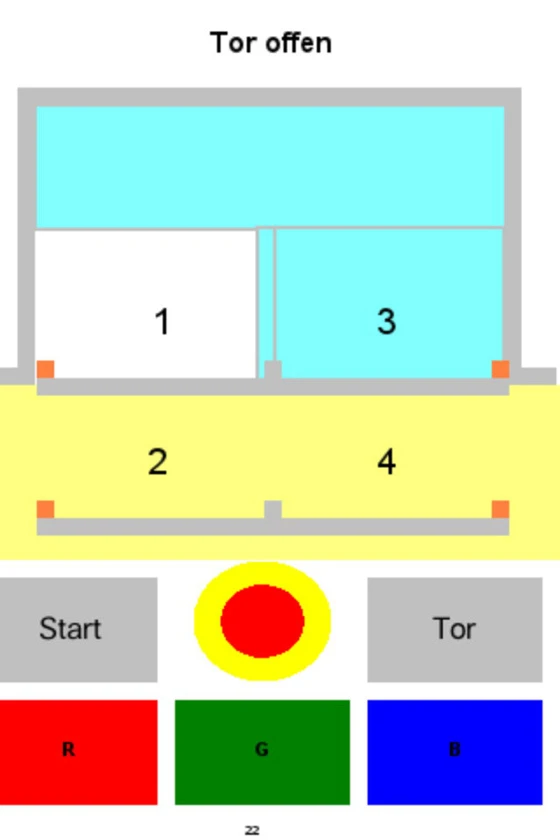 iPhone showing iParker app screen. Photo: KLAUS Multiparking