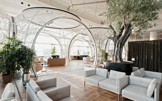 Turkish Airlines CIP Lounge, international Atatürk Airport; photo: Bülent Örgören