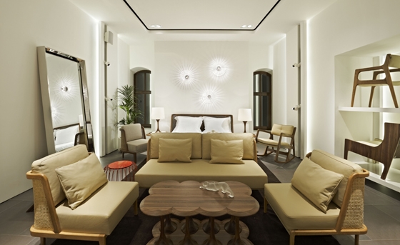Interior of a room at Witt Suites, Istanbul; photo: Ali Bekman